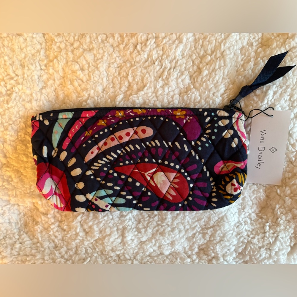 Vera Bradley Brush & Pencil Quilted Pouch - Picture 2 of 3